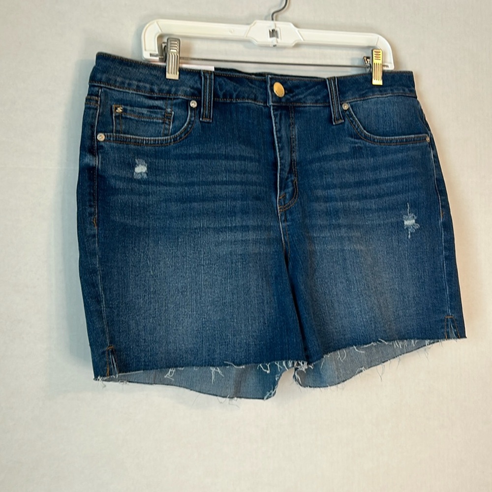 NWT Seven7  Weekend Short Western Cowgirl Distressed Raw Hem Short Size 12